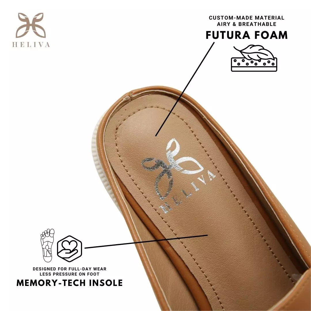 Heliva Ghina Slip On Bustong Shoes Sol 3cm