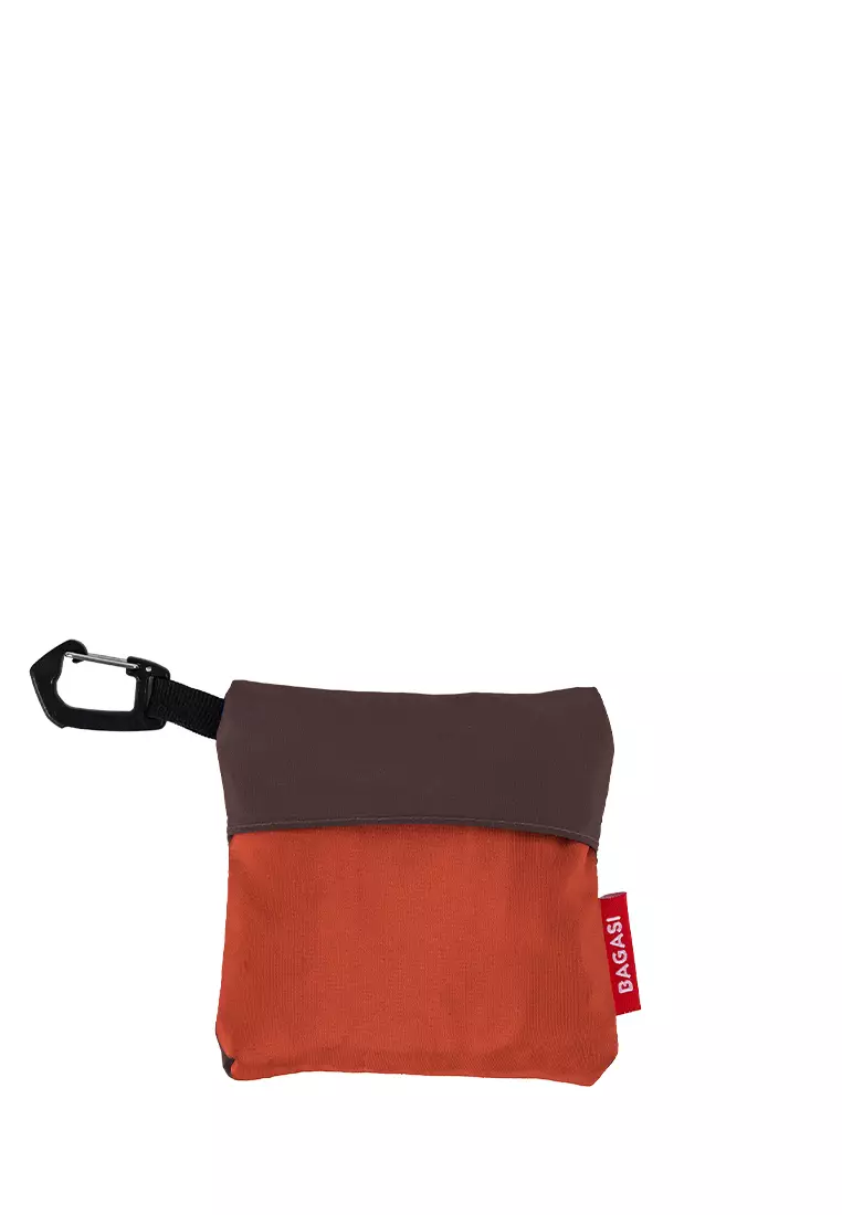 Bagasi Lipa Foldable Tote Bag - Dark Orange/Brown