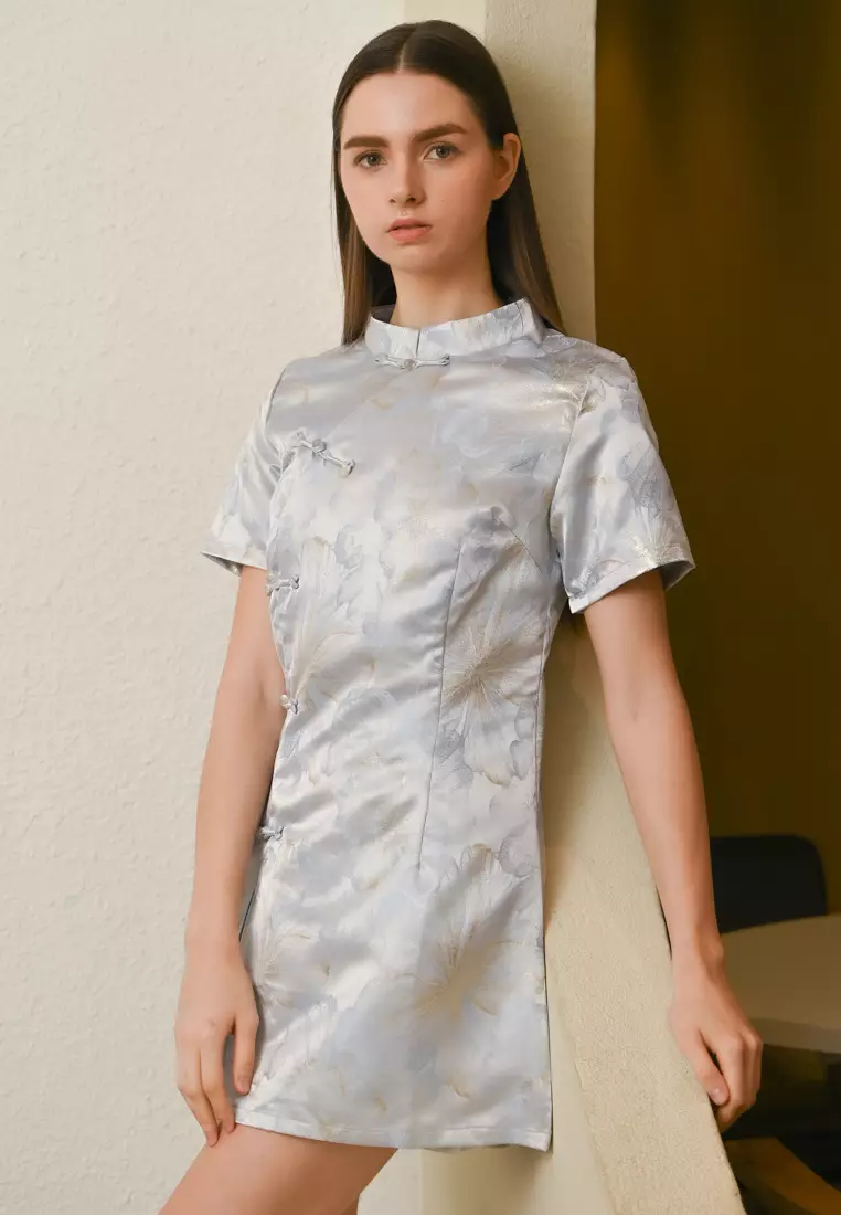 改良式旗袍两件套