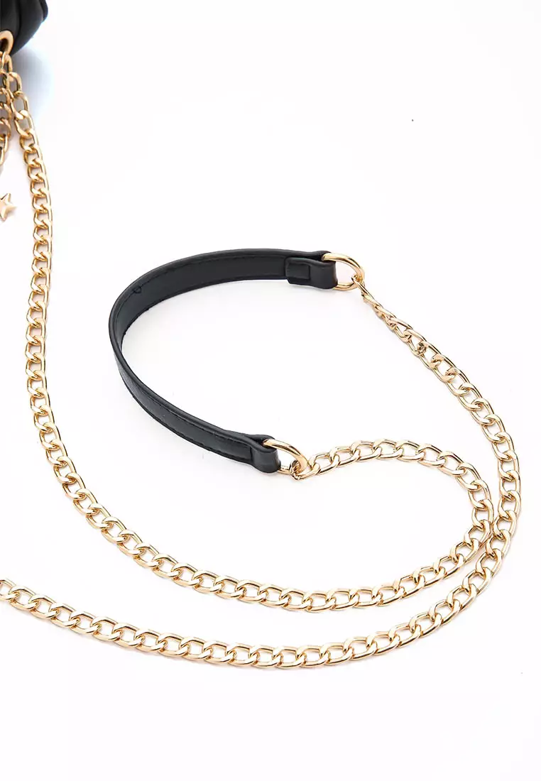 GYKACO NAERA Black - Tas Wanita Sling Bag - Fashion Top Handle Bag (Import)