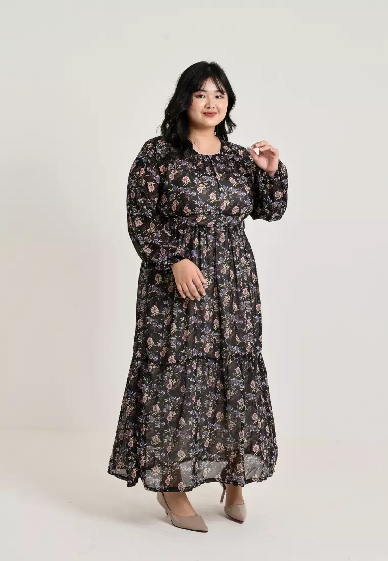 Plus Size Elora Dress Black