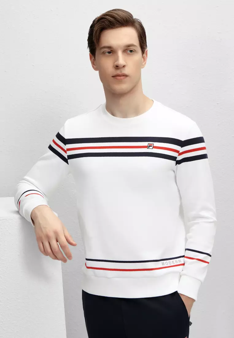 Fila sweatshirt clearance mens silver