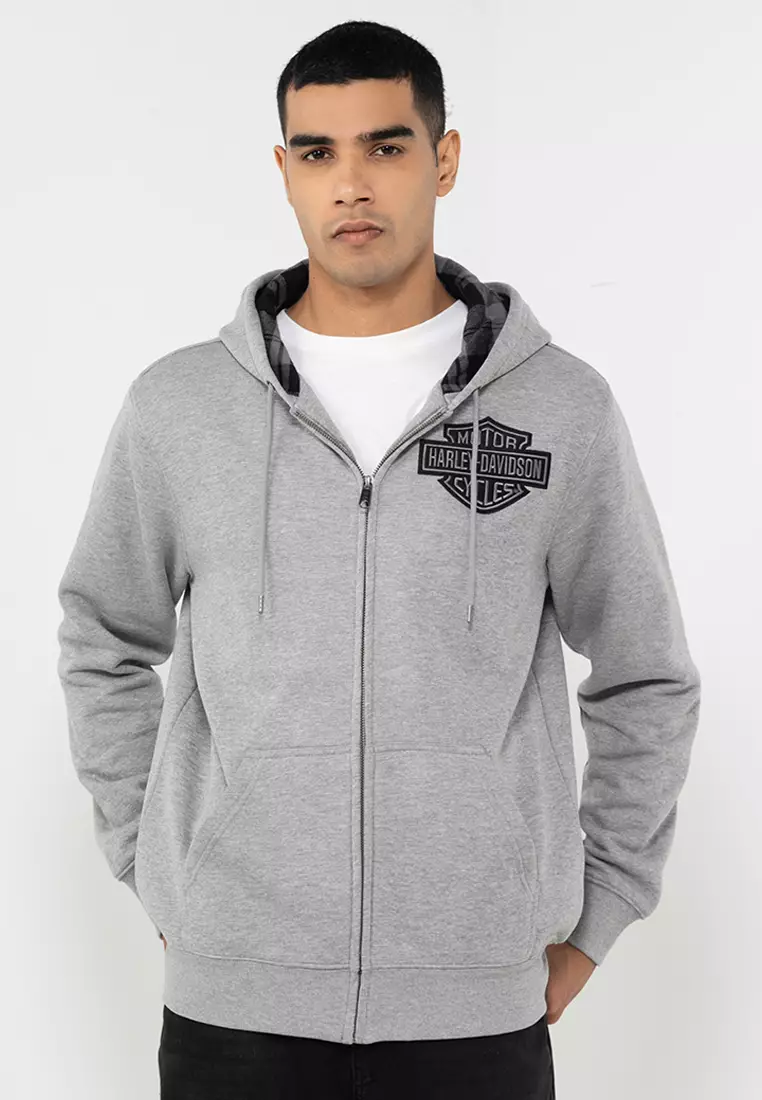 Harley-Davidson Bar & Shield Lined Zip-Up Hoodie