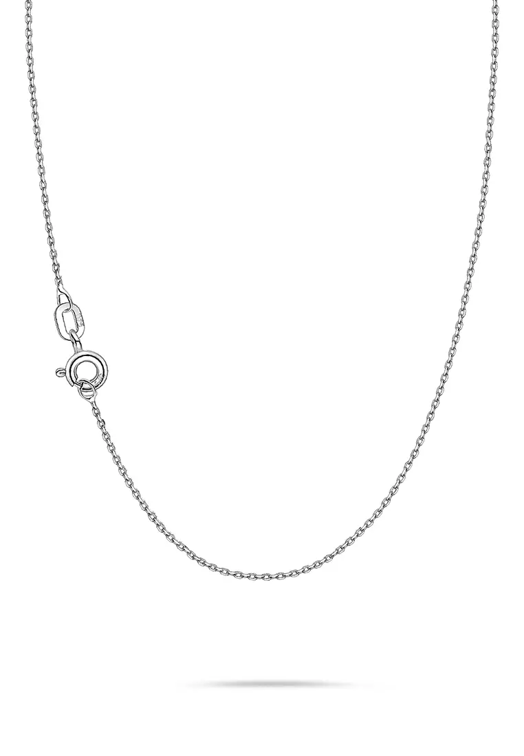 White gold diamond cut on sale chain