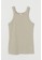 H&M grey Ribbed vest top 33E89AAEE7DE78GS_3