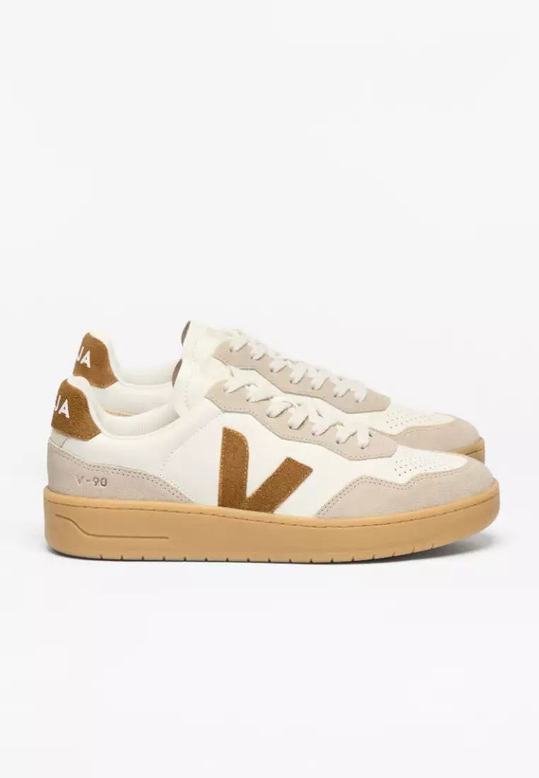 V-90 Leather Pure Camel Almond Natural Sneakers