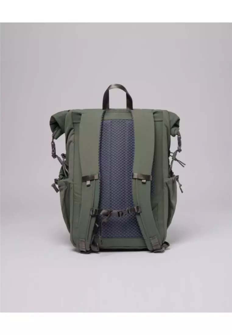 Sandqvist Louie Backpack - Multi Lichen Green