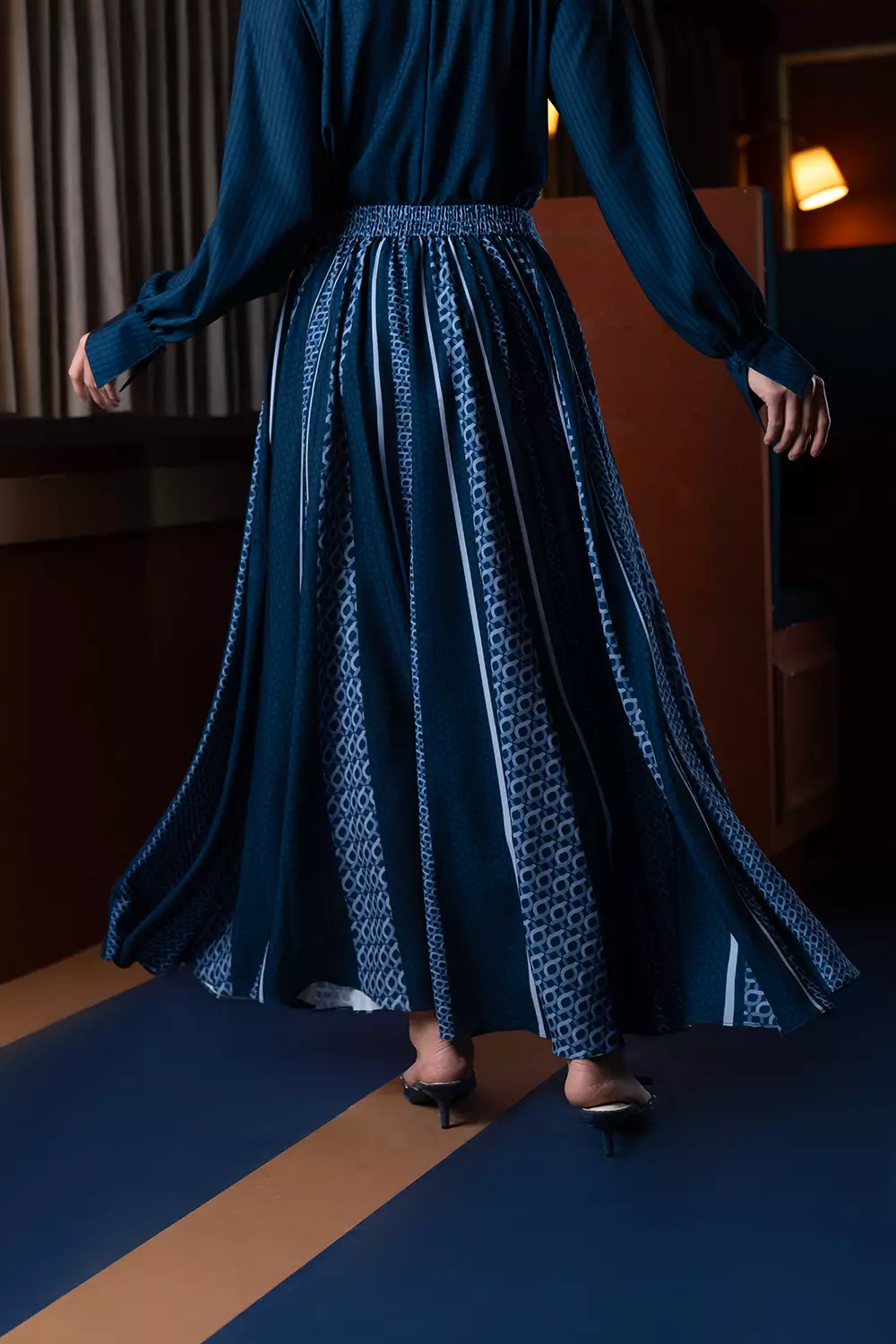 Klamby - Minera Skirt Blue Pansy