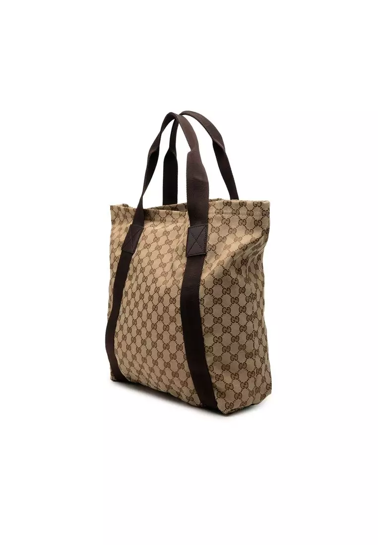 Pre-Loved Gucci Gg Canvas Tote