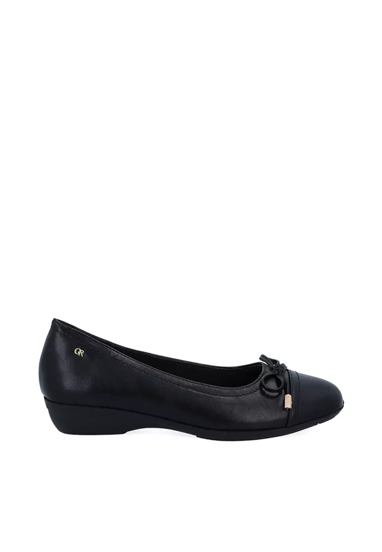 Discount on Carlo Rino  shoes - SKU: Black Beverly Ribbon Pumps