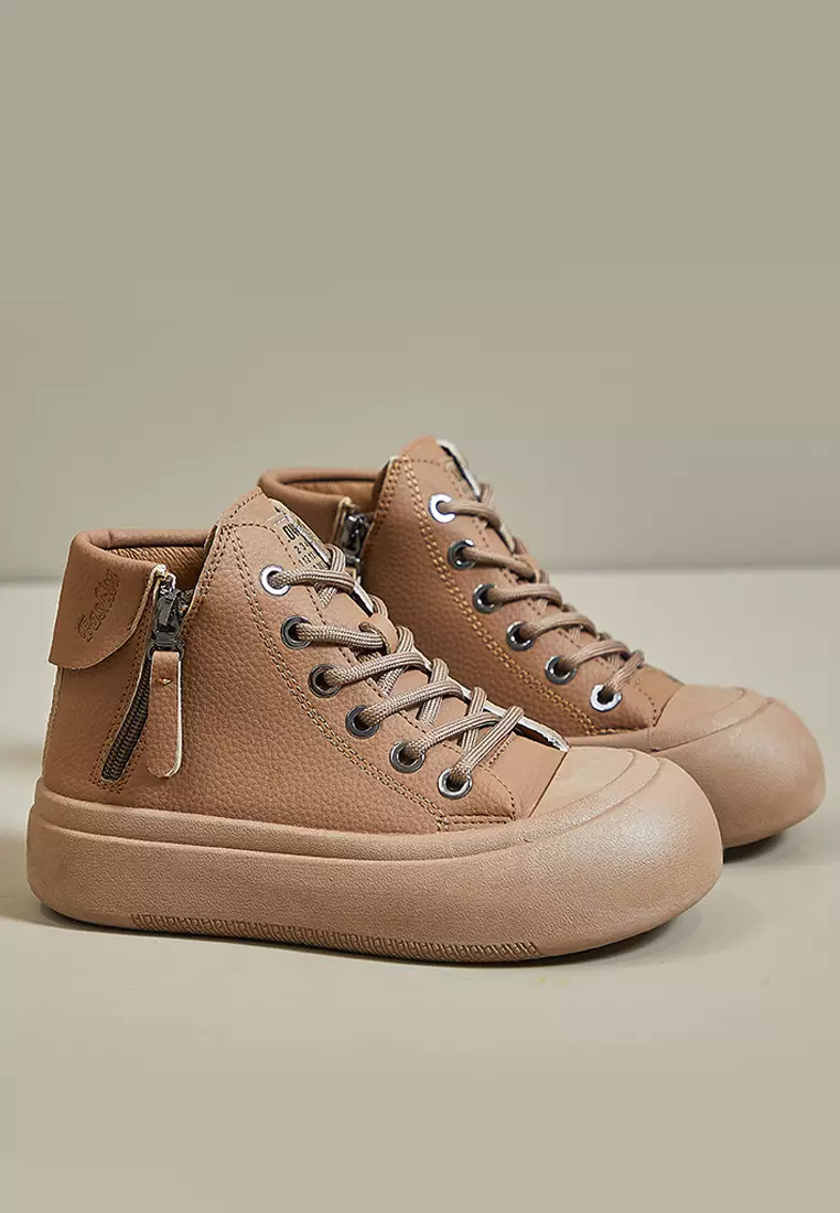 Casual high clearance top suede sneakers