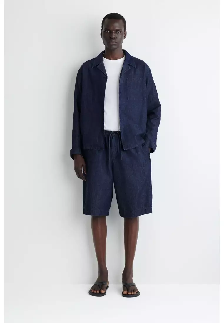 Buy COS DRAWSTRING DENIM SHORTS 2026 Online | ZALORA