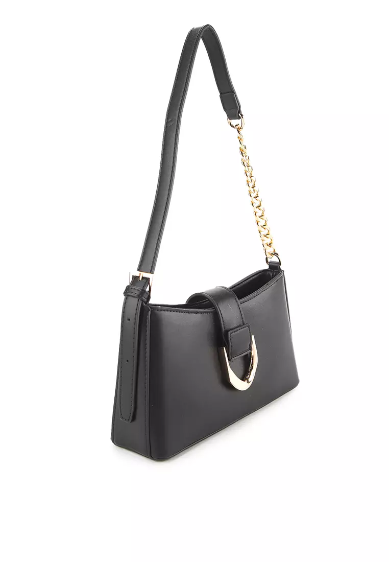 Memphis Rn2481-1 Shoulder Bag Small Black