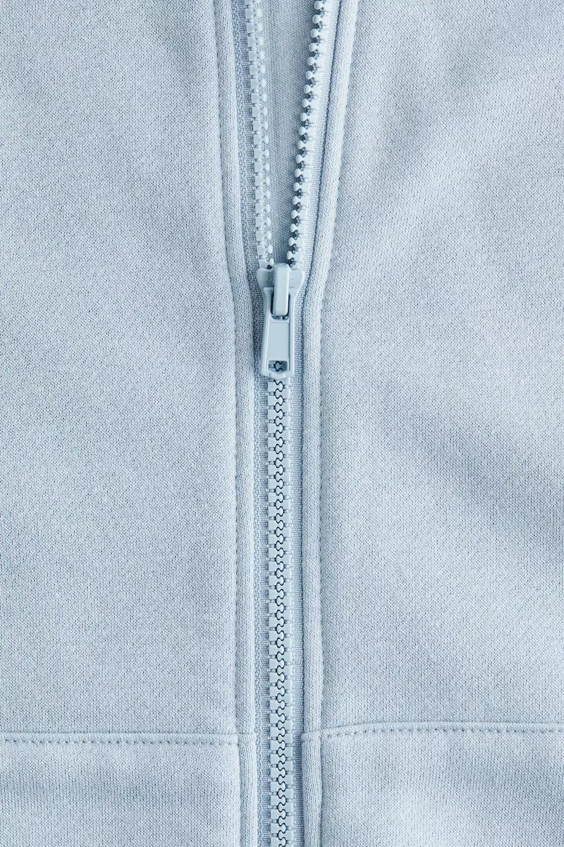 Zip-through hoodie