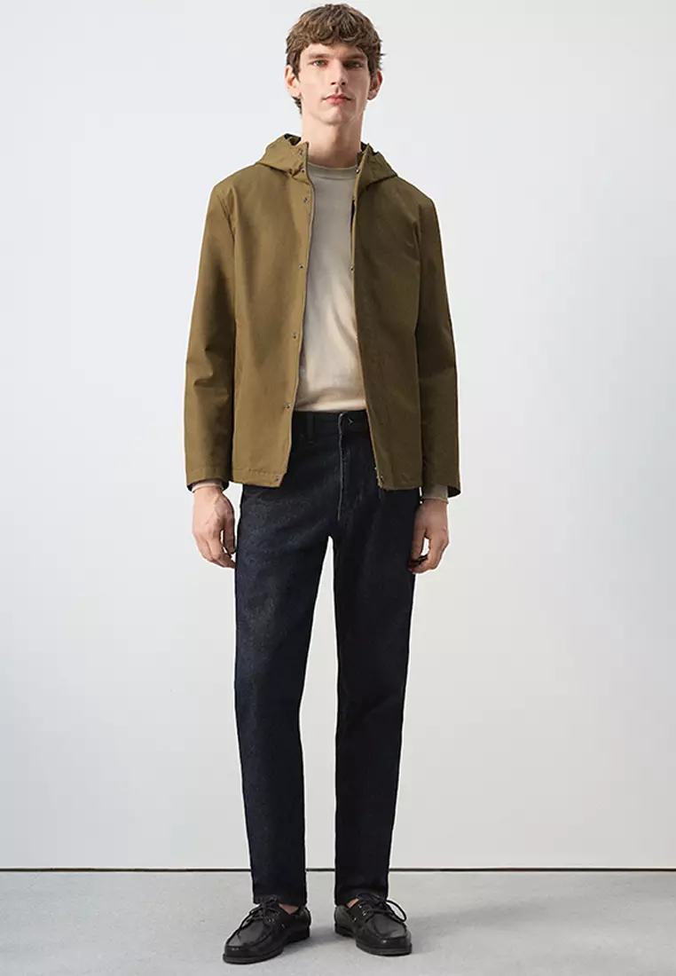 Water-Repellent Parka Jacket With Pockets