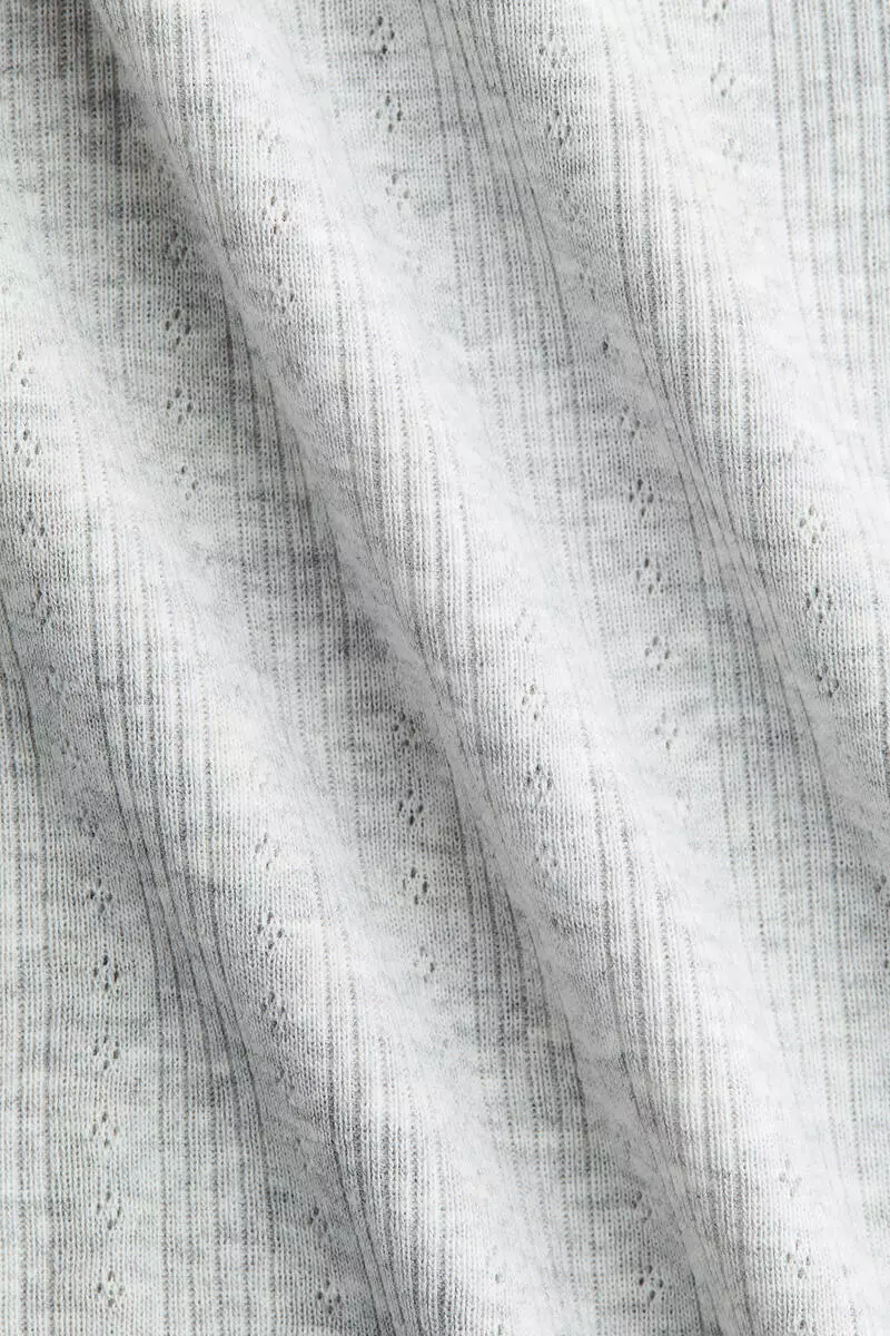 Pointelle-knit T-shirt