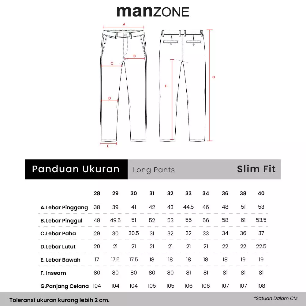 MANZONE - Celana Panjang Chinos Pria Slim Fit Amir 3 - Grey Light Warna Grey_Light