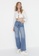 Trendyol blue Raw Waisted Jeans 0AA35AA5F57345GS_4