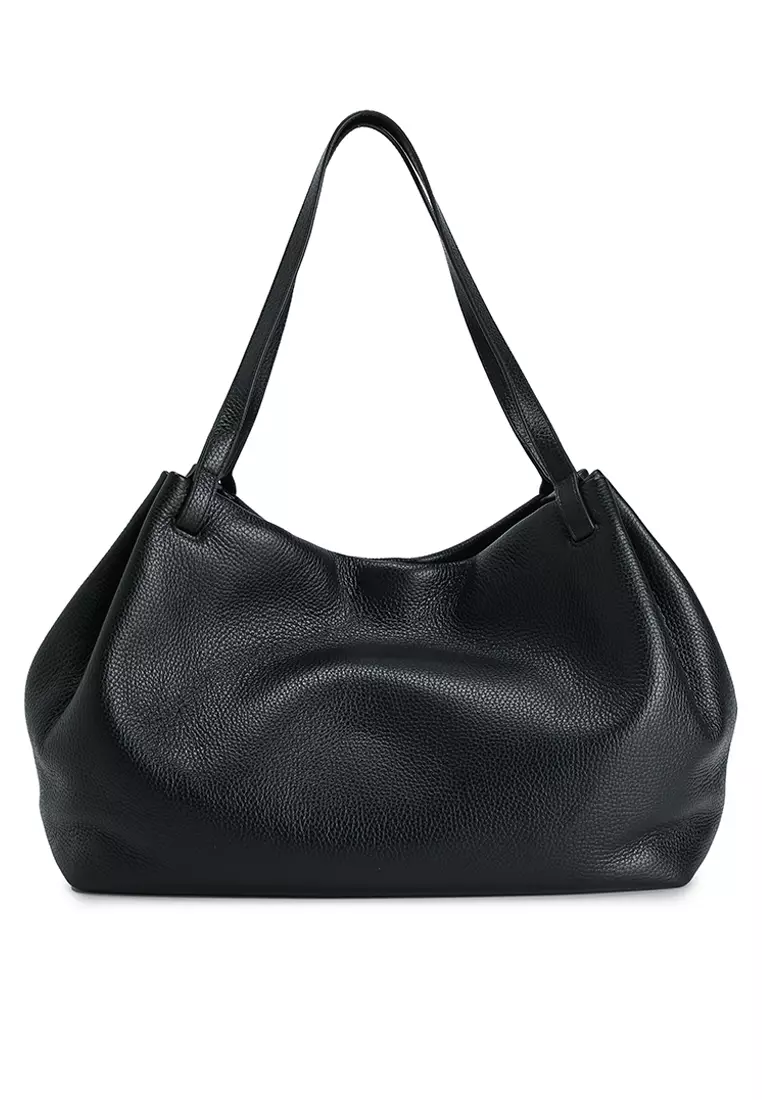 Leather Shoulder Tote Bag