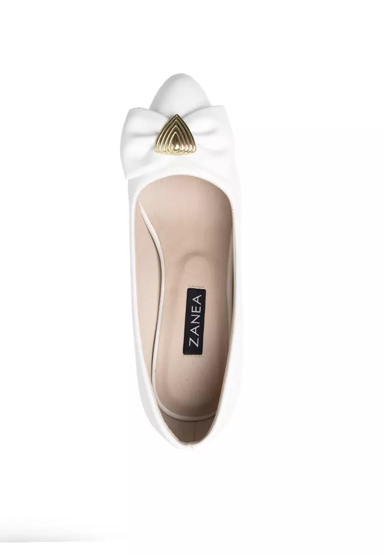 Buy Zanea Shoes Jayce Heels (White) 2025 Online | ZALORA Philippines