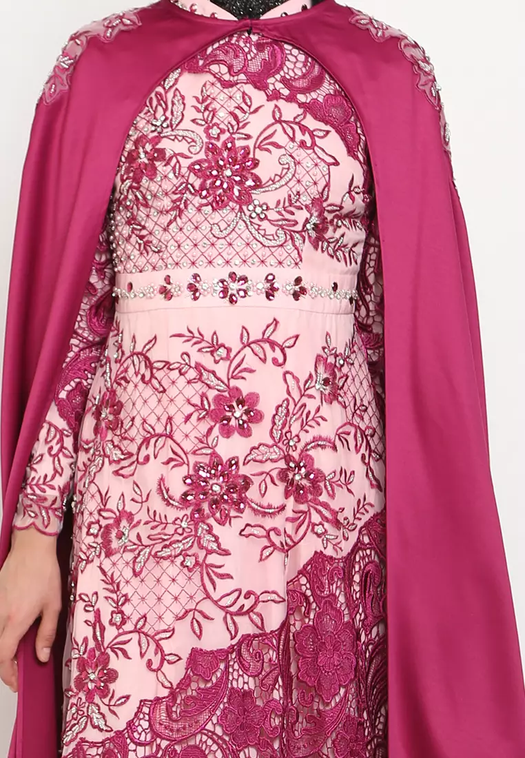 Bibiq Gamis Brokat Satin