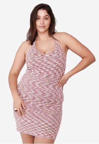 Buy Cotton On Curve Lee Space Dye Knit Mini Dress 2021 Online Zalora Singapore