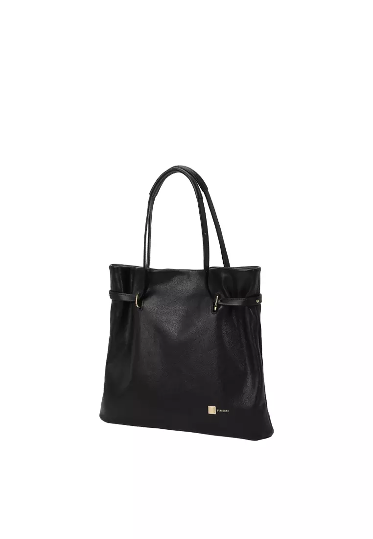 Empiricism Bucket Tote Bag - Black