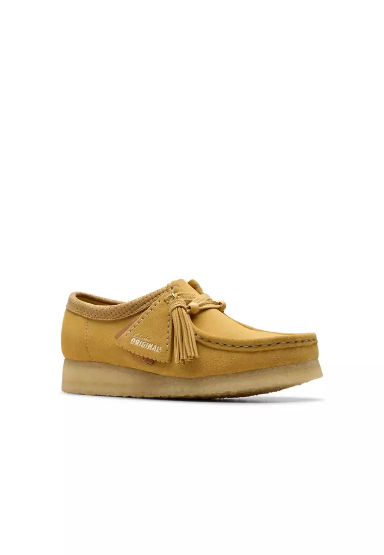 Buy CLARKS Womens Shoes Golden Tan Suede 2025 Online
