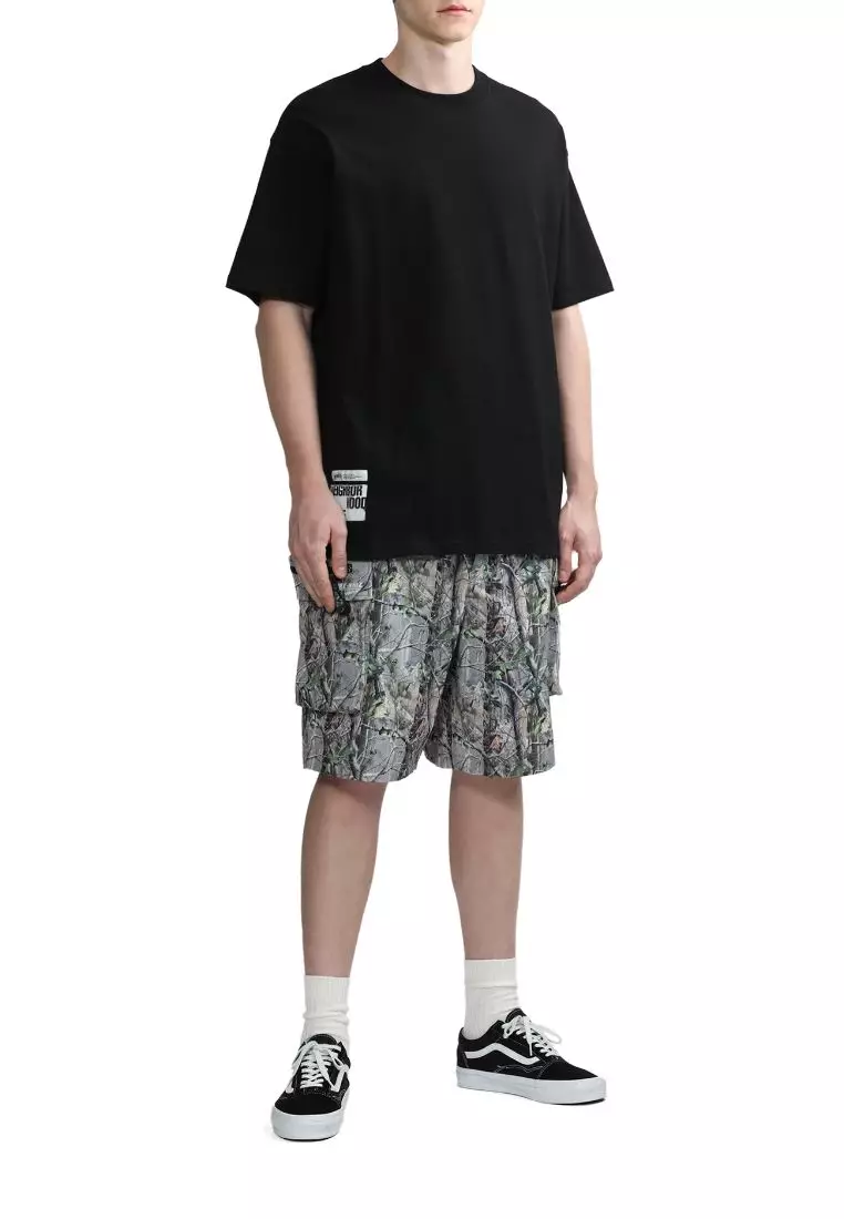 Men's belted clearance cargo shorts