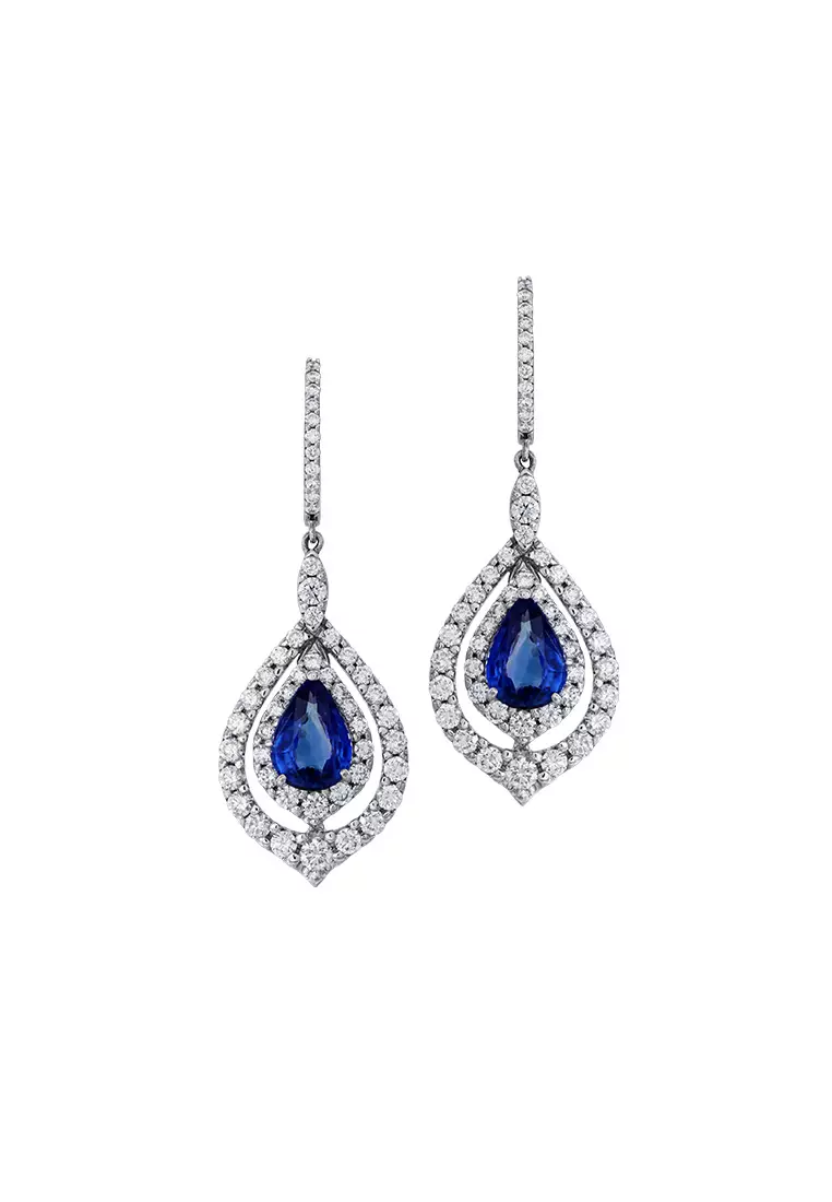 Buy Adris Jewellers Clarice Sapphire Earrings 2024 Online ZALORA