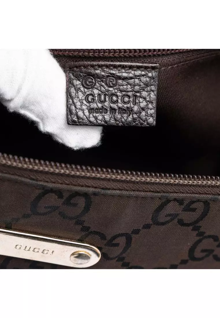 Pre-Loved Gucci Gg Nylon Crossbody