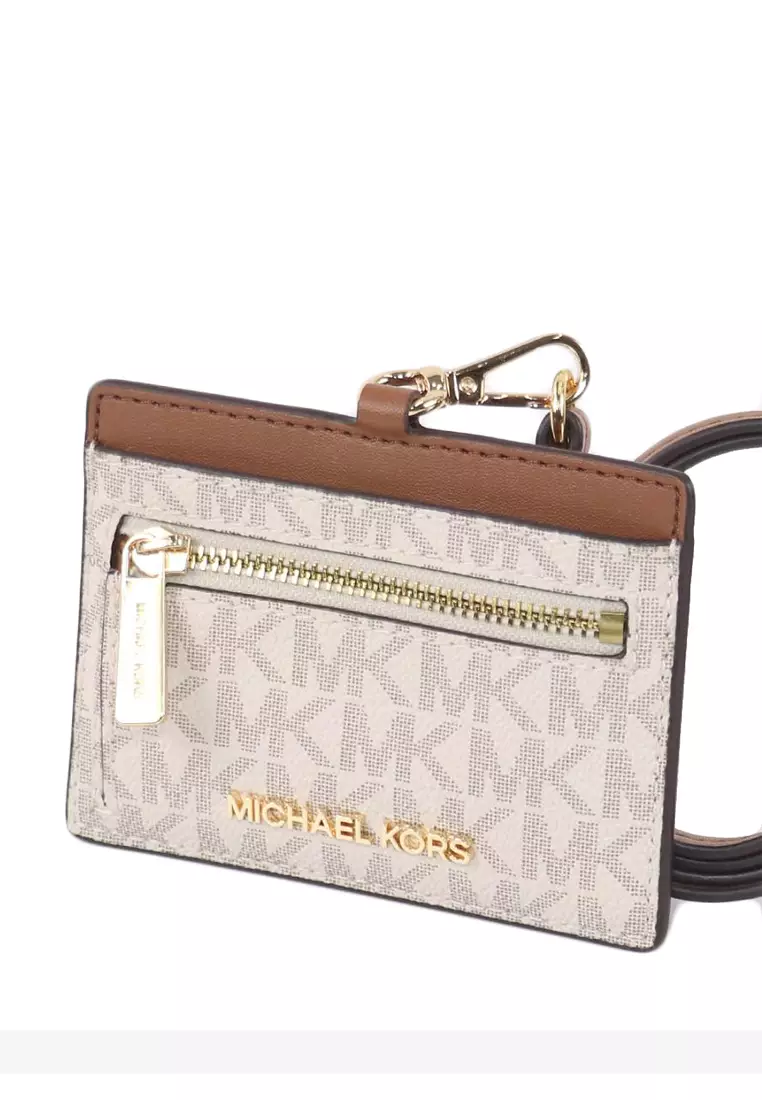 Jet Set Travel Signature ID Lanyard - Vanilla