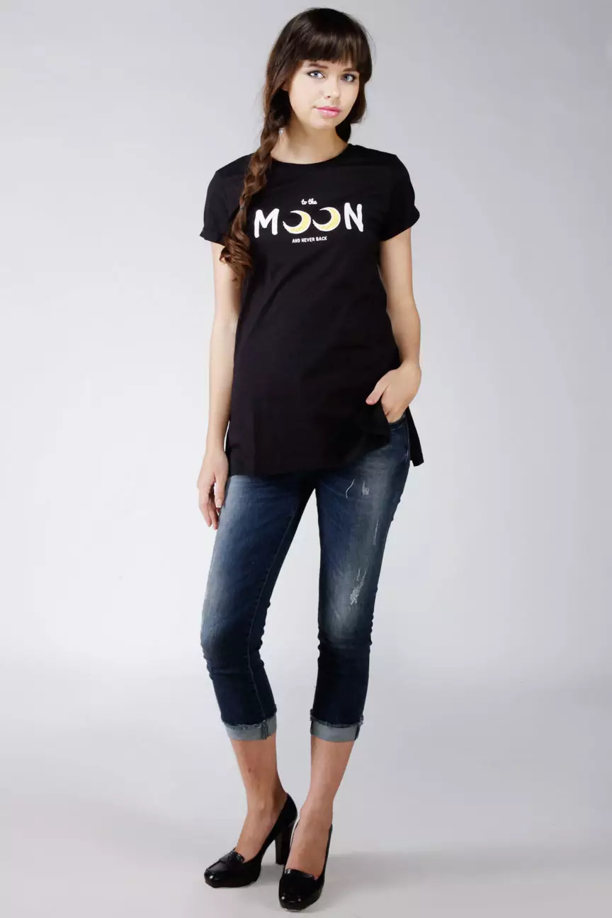 Kaos Wanita Jet Black