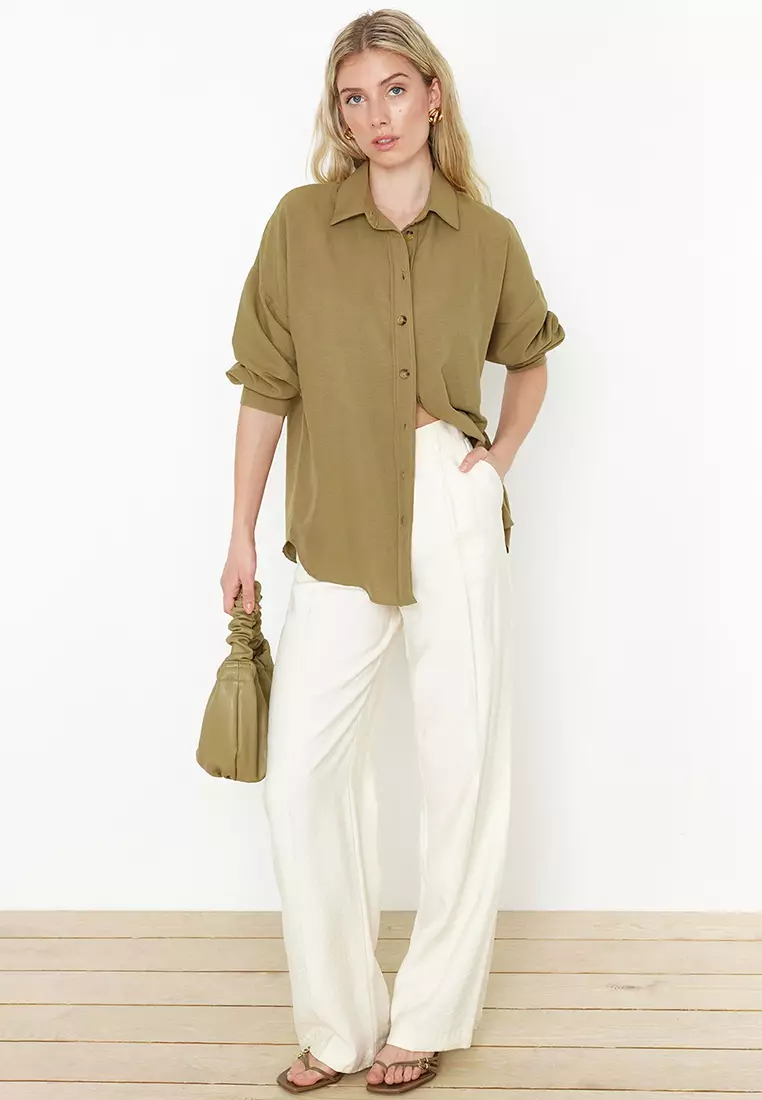 Long Sleeves Collared Shirt