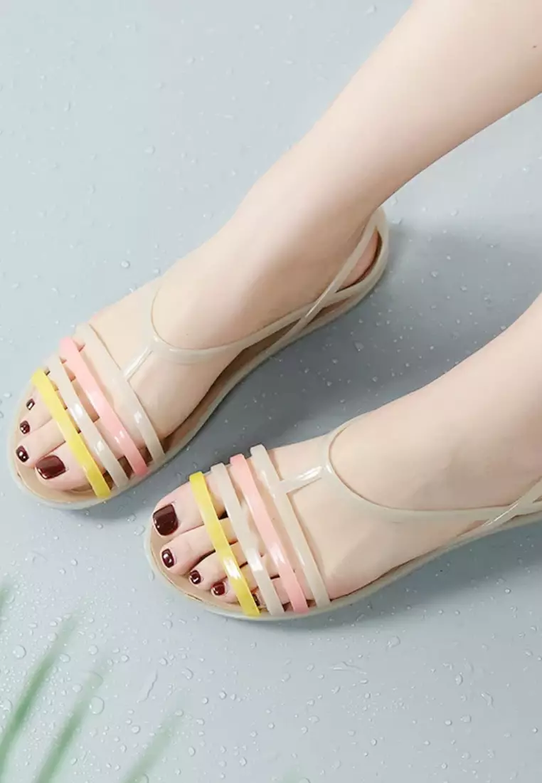 Rain sandals for ladies hot sale