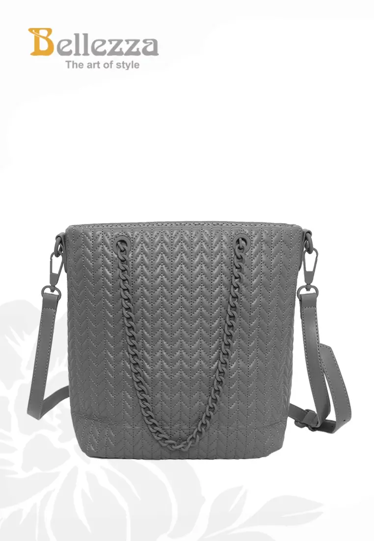 Bellezza Handbag CZ232 Grey