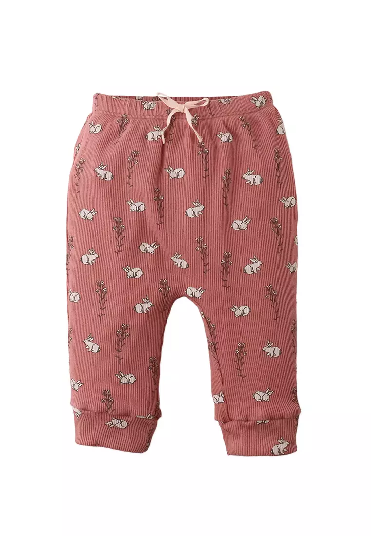 Baby Orianna Bunny Embroidered Top & Drawstring Pants