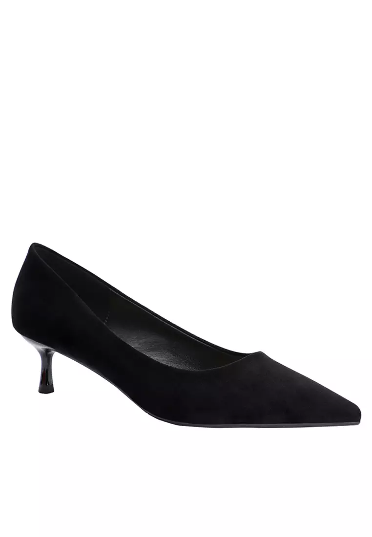 Discount on Twenty Eight Shoes  shoes - SKU: 4.5CM Suede Pointy Pumps 2045-1
