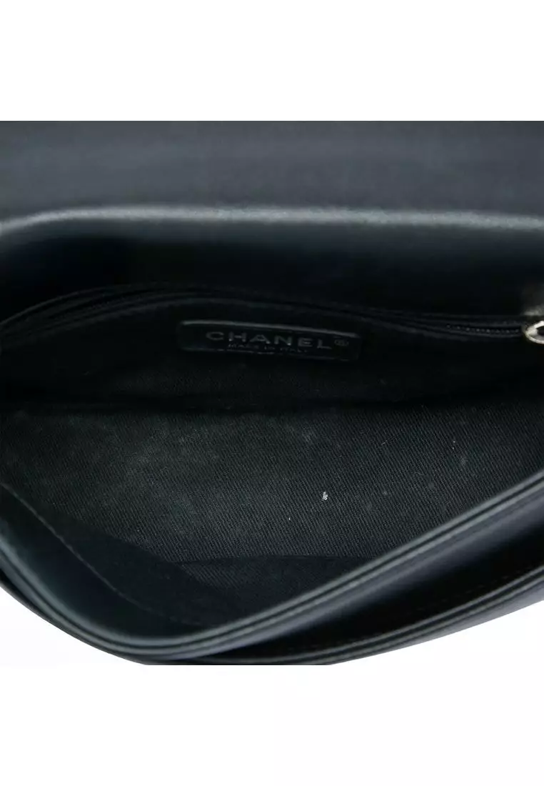 Pre-Loved Chanel Small Quilted Lambskin Studded Bubble Flap