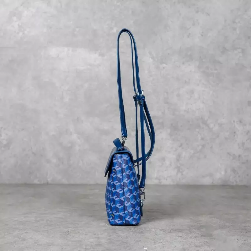 Tas CHRISTY NG JULIO MONOGRAM PATTERN BLUE BACKPACK 100% ORIGINAL