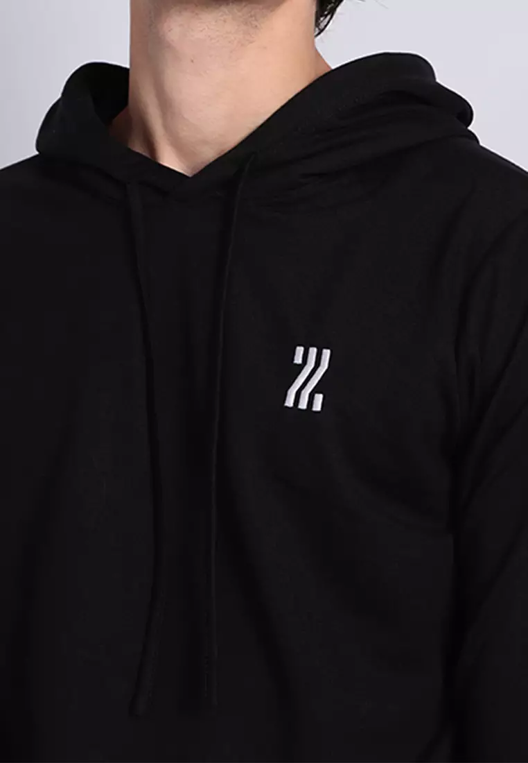 T-Shirt Lengan Panjang Dengan Hoodie 2047J01