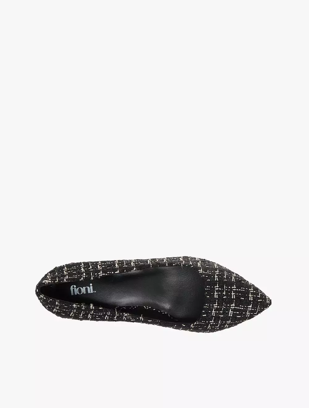 Payless Fioni Women Tweed Mana Low Block Heels - Black_04