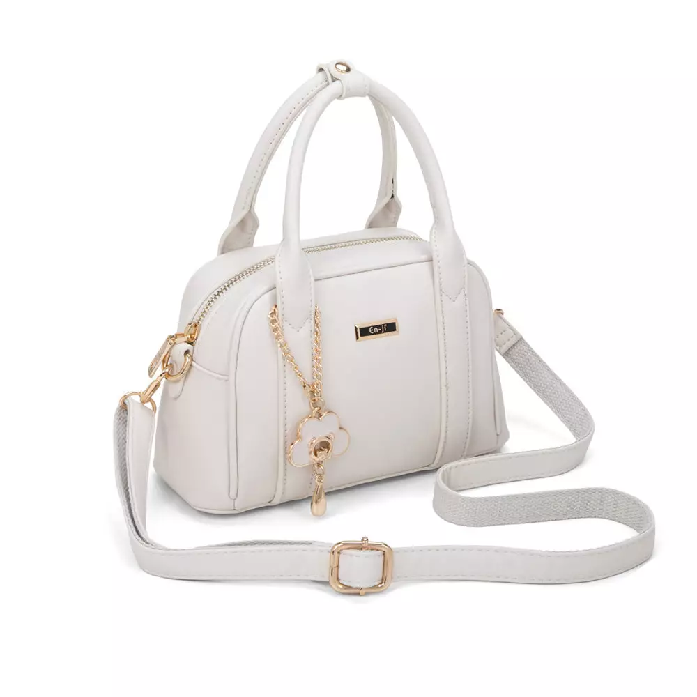 En-ji Musan Handbag - Ivory