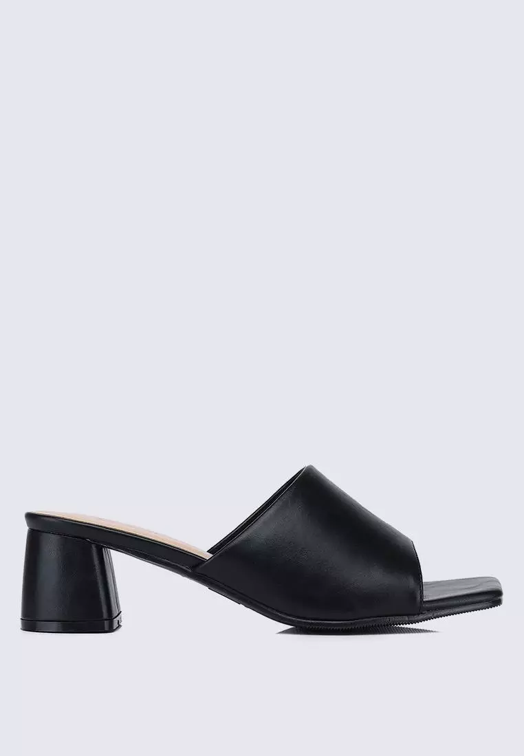 Discount on My Ballerine  shoes - SKU: My Ballerine Karissa Widefit Comfy Heels In Black