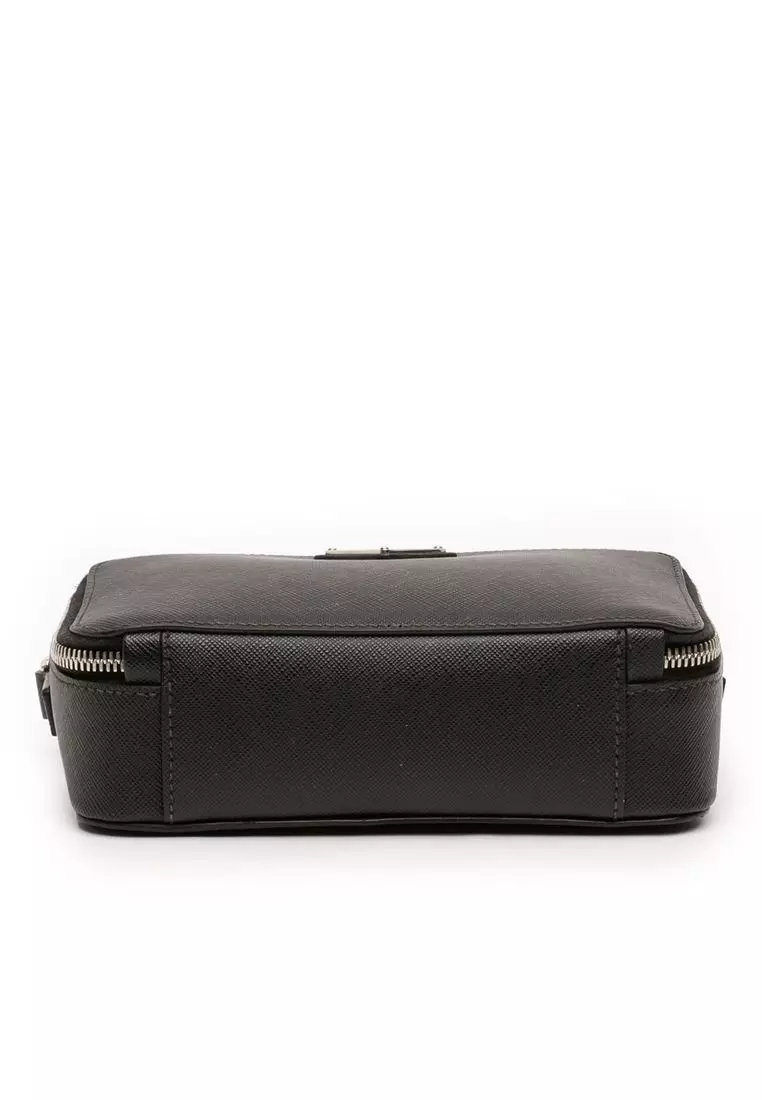 Pre-Loved Prada Saffiano Brique Crossbody