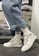 Twenty Eight Shoes beige High Top Platform Lace Up Sneakers BE8831 A3ED7SHC867E2CGS_5