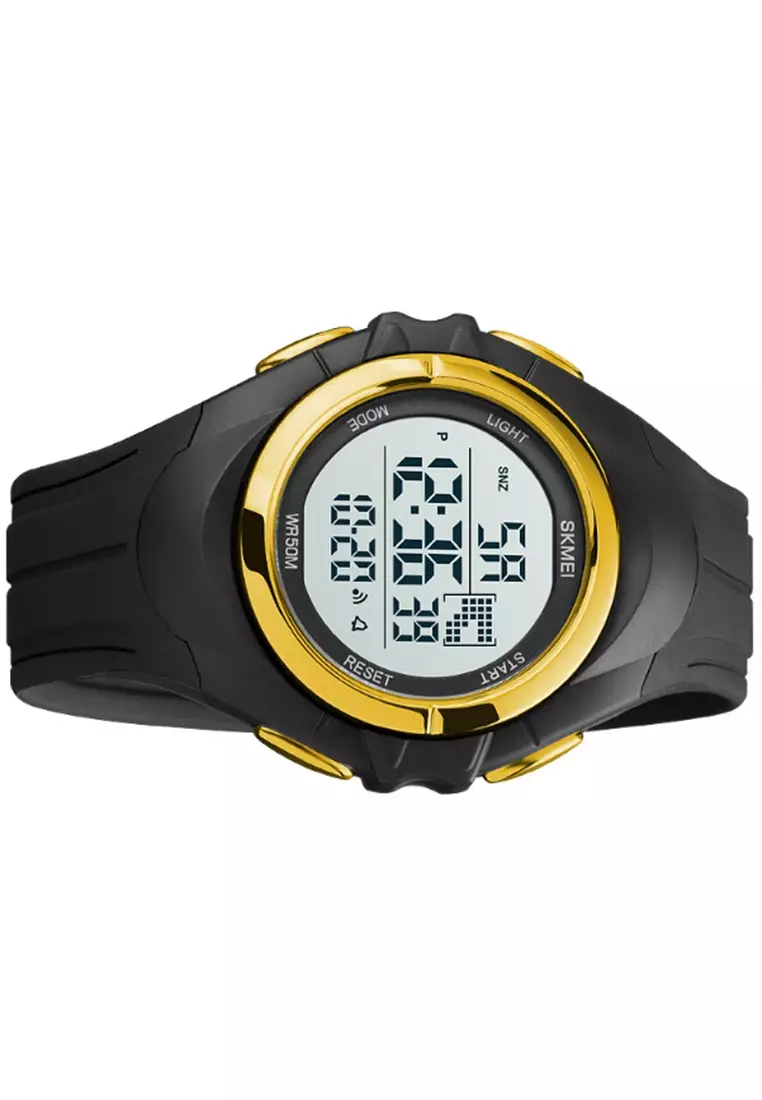 Jam Tangan Digital Pria Waterproof Many Function Strap Tali Material PU Silicone BY30 ORIGINAL