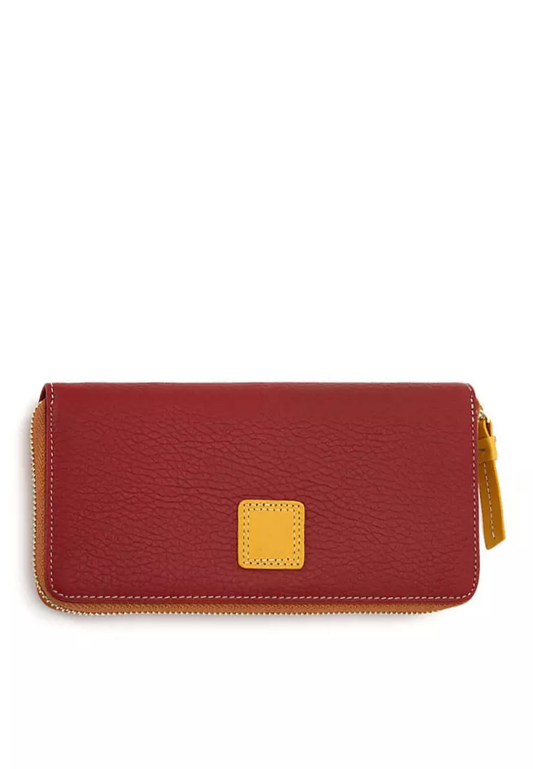 Buy XAFITI Brand New Pebbled Leather Long Wallet 2024 Online