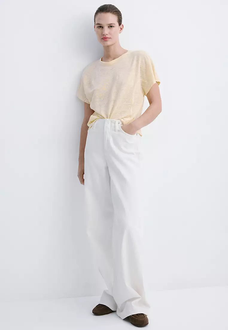 Short-Sleeved Linen T-Shirt