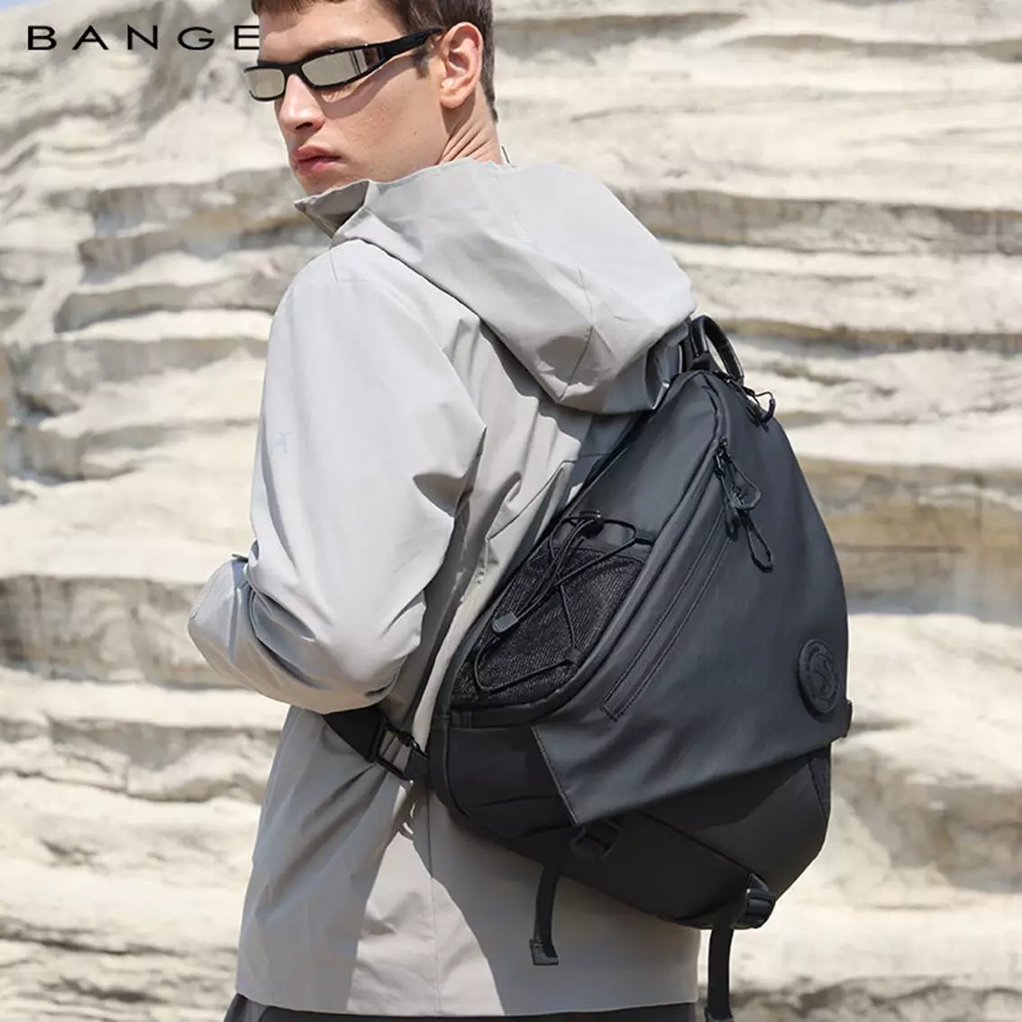 BANGE FW232 Premium Material Tas Selempang Pria Sling Bag Pria crossbody bag Waterproof